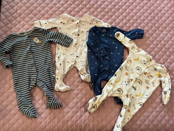 Next Onesies / Pack of 4 / Size 0-3m